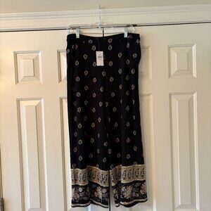 J. Jill Wearever Collection Full-Leg Cropped Pants M NWT